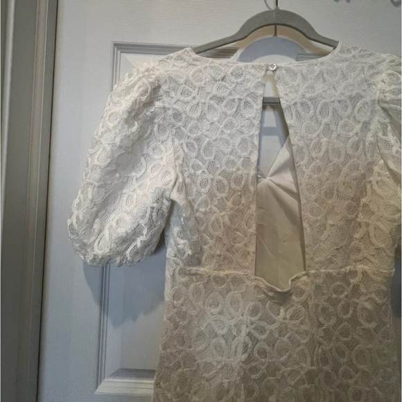 Walter Baker Caroline Puff Sleeve Lace Minidress - Picture 5 of 6